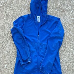 Adidas Vibrant Blue Hooded Jacket